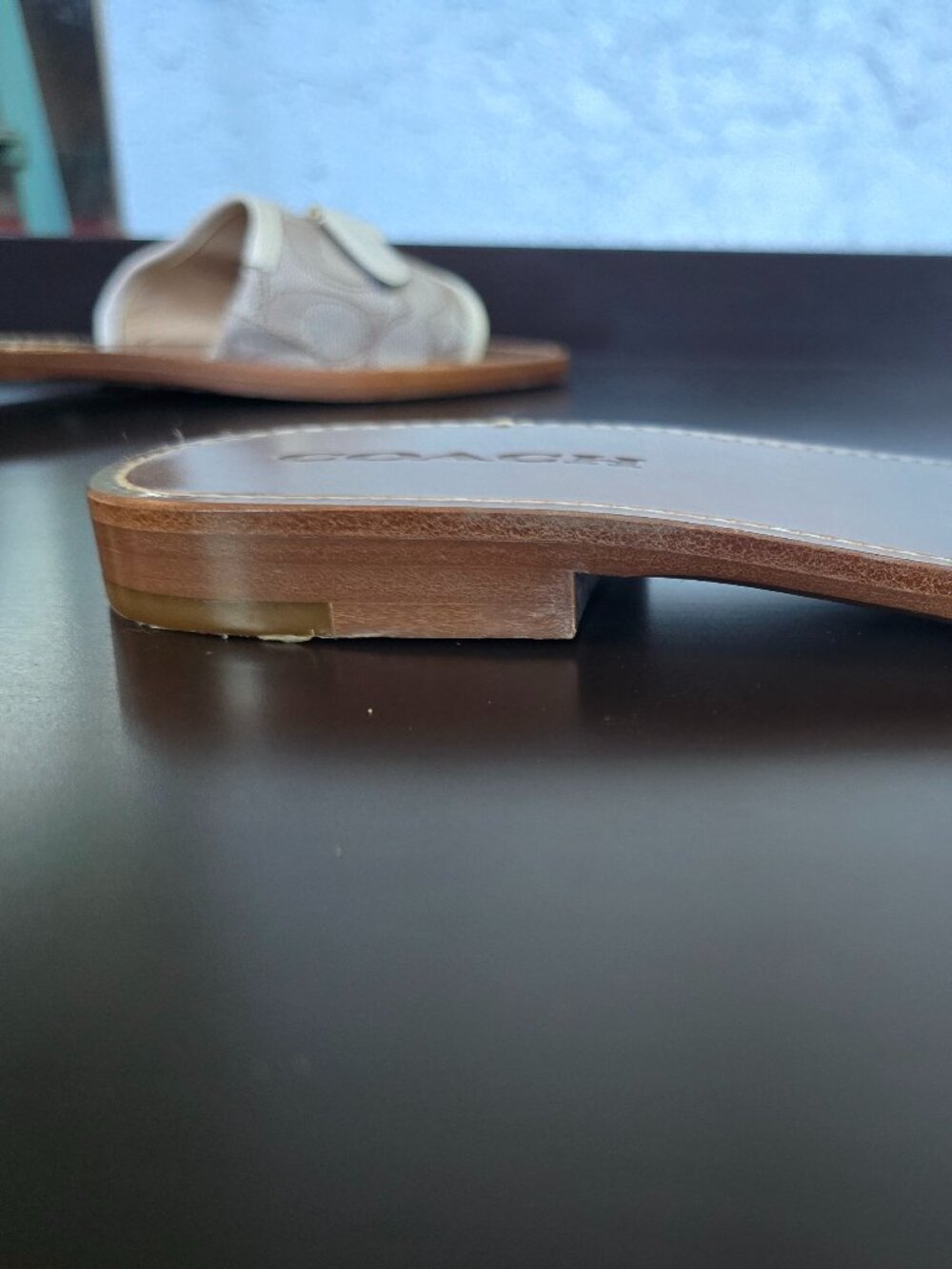 Coach Ina Sandal in Signature Jacquard size 8 - Picture 10 of 12